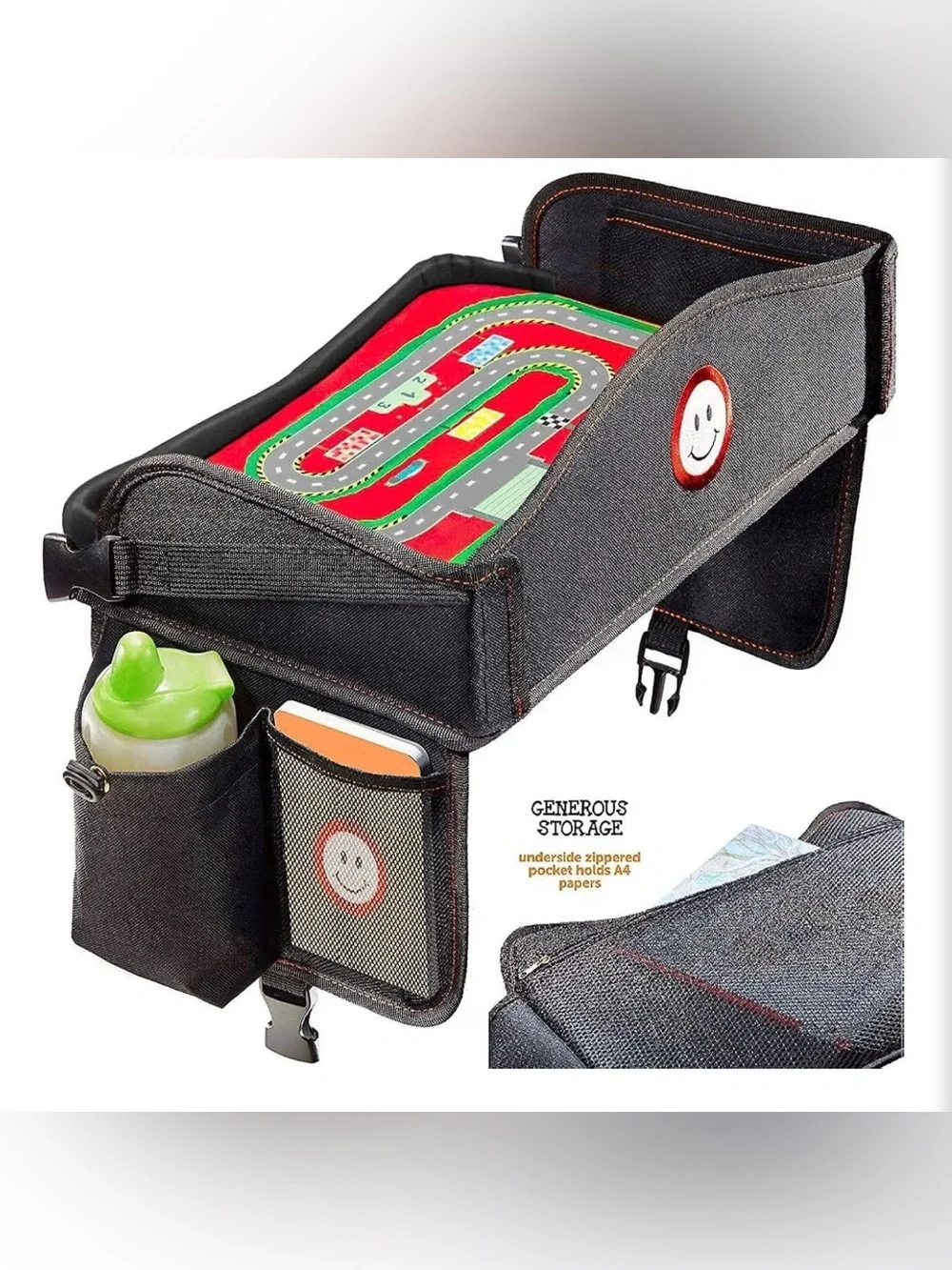 Kids Travel Tray Activity Organizer Plane, Car & Home